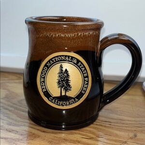 Redwood‎ National & State Parks Black and Brown Mug